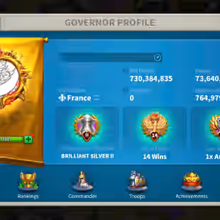 12 Commanders - 26 Passport - 9M1 Credit - 3 Farm - 13k Gems - 1 Skin Houses - Image 2