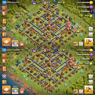 🔥WAR ARENA-LEAGUE KING🔥STACKED TH-16! XP-199! LOTS OF HIGH LVL EPIC EQUIPMENTS! 8600 GEMS! HEROES:-71-72-59-61-31-4! - Image 1