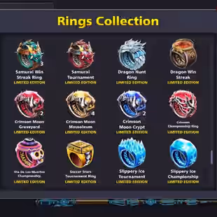 RAREST | 100CCP MAX | ALL CUE MAX | 700M COINS | BLACKDIAMOND TIER | RAREST RINGS | RAREST COLLECTION | INSTANT DELIVERY - Image 7