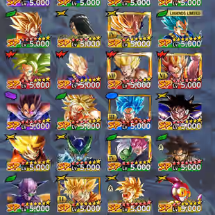 D849-IOS+Android-722 Millions Power+8 UL(SS4 Gogeta+S Gogeta+S Vegito+Rose+Gogeta)+52 Legends+Vip Equipment+Team Fusion - Image 21