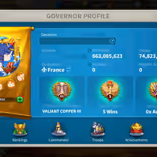 8 Commanders - 393 Gold Heads - 5 Farms (45M - 42M -15M - 6M - 4M )- 1 Skin House - Image 1