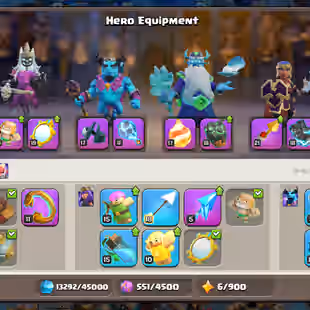 🌟BEST OFFER | RARE WAR ARENA SCENRY 🌟 TH 16 FULL MAX DEFENCE | HERO 72-81-40-52-32 | HIGH LAB | MA. WALLS | FREE NC |  - Image 5