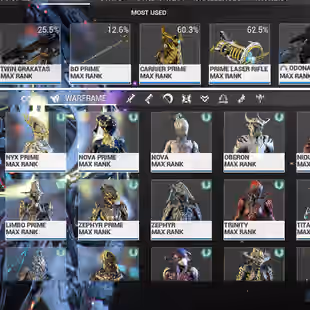 MR 26 444-750 Complated - 60x Warframe MAX 104x Primary Gun Mag Prime Ember Prime Frost Prime Nova Prime - Image 5