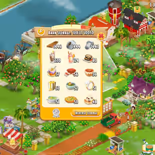 🔥Level 154💎Diamonds: 1212 [] Barn: 10050    Silo: 4050    Vouchers: 4713    Coins: 1000k    Mainland Unlocked - Image 5