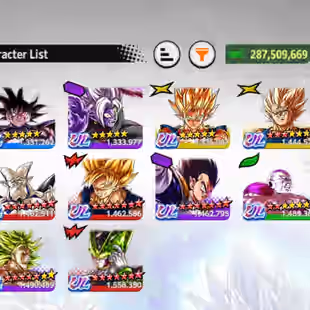 D872-IOS+Android-Nice Acc-10 UL(Cell Full Red Star+Zamasu+Frieza+Broly+Turles+Majin+S Vegito)+48 Legends+Vip Equi+Good  - Image 2