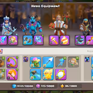 🌲[ TH-18 NEAR MAX ]🌲SB-RS [MAX] | FB-RS [26] | FA [23] | GG-HT-MM [20] - 22X EQPMNT MAX || HEROS MAX FOR TH-17 - Image 5