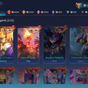 🔥BIG DISCOUNT- MEGA-3🔥  | LEGEND-2 || GRAND-21 || EXQUISITE-18 || ZODIAC FULL SET || SKIN-565 || HEROS ALL ||  - Image 3