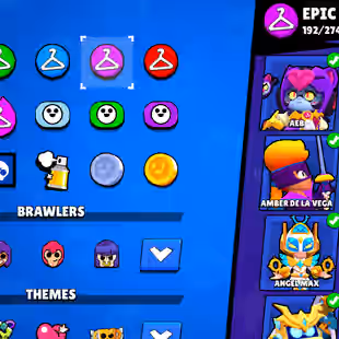 RARE 🎄 93.3K TROPHY 🎄 98!98-BRAWLER | ALL MAX BRAWLER | 84X HYPER | 440X SKINS | 2018 ACC | STAR SHELLY RARE SKIN - Image 16