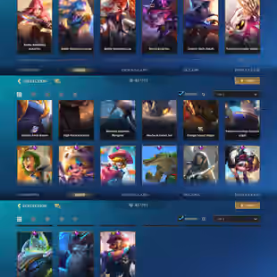 iOS/Android - Global - Level 127 - Champions 83 - Skins 47 - Legendary 8 - Code1147 - Image 2