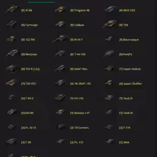 [NA] 5 Tier X | 31 Premiums | Progetto 46 | Bourrasque | Skorpion | 52 WR | 9.9M Credits - Image 2