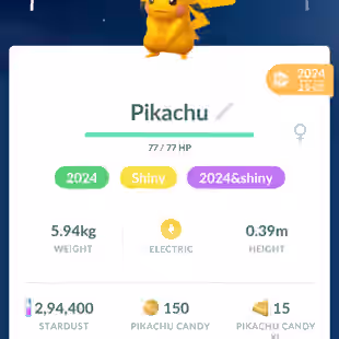 🔥SHINY MIMIKYU COSTUME PIKACHU 💎 15x SHINY LEGENDARY [] SHINY XERNEAS [] 180 LEGENDARY [] 144 SHINY [] LVL 52 - Image 7