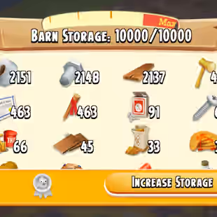 🎯LVL 102 HAY DAY ACCT | 10K BARN MAX 💯 SILO 3050 | 1049 DIAMONDS | 10M COINS | INSTANT DELIVERY - Image 5