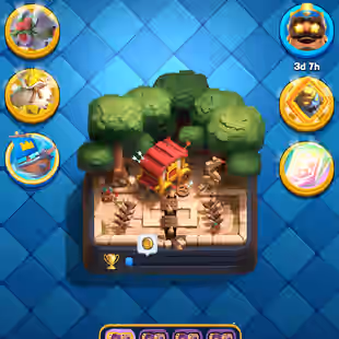 ❗[ 64X CARDS MAX ]❗2X LEVEL 16 CARD|| 15X EVOLVED || 10X ELITE || LEVEL 61 || TROPHY: 10500 | 116X EMOTES | 118X BADGE - Image 1