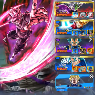 D849-IOS+Android-722 Millions Power+8 UL(SS4 Gogeta+S Gogeta+S Vegito+Rose+Gogeta)+52 Legends+Vip Equipment+Team Fusion - Image 8