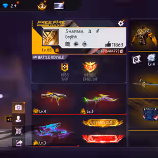 RARE LVL 65 | 4 YEAR OLD | AK DRACO AND M10 DRACO | 11863 LIKES | 3 EVO GUNS AND 36 MYTHIC | WITH PRIME 3 | RAREST - Image 1