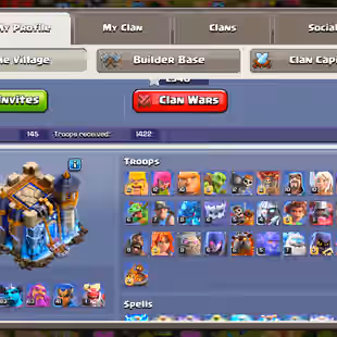 💎11K GEMS TH 18💎BLACK DEF AND 4 EPIC MAX | 15 EPIC TOTAL | 2100 MEDALS | HEROES:79-79-63-63-41 | NC YES | MAGIC ITEMS  - Image 3