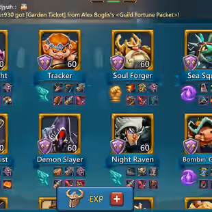 1B6 Mights (T5) - Vip 15 - ATK 607+ | Orange Equipment - 34M Troop -  713M Research - 353K Gem - lots of resources  - 8  - Image 2