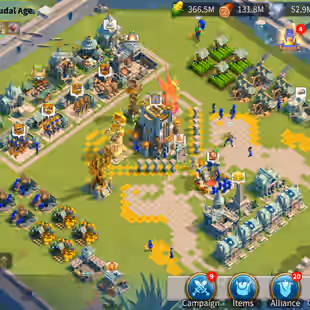 All Platform: 61M - Vip 17 - 29 Commanders - 23 Passport - 285 Gold Heads - 67k3 Gems - 1 Farm - 3 Skin Houses - Image 1