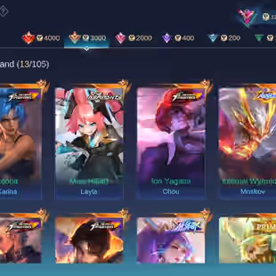 🔥IMMORTAL ACCOUNT || 66 PERCENT WINRATE🔥 GRAND-13 || LEGEND-1 || EXQUISITE-5 || 3 COLLECTOR|| 365 SKIN || ALL HEROS || - Image 5
