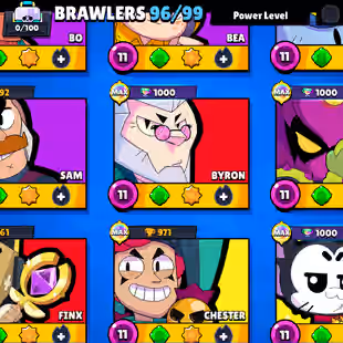 BEST OFFER 🎄 70.2K TROPHY 🎄 97/99 BRAWLERS | 50X MAX | 34X HYPER | 260X SKINS | 14X LEGENDARY SKINS | DELIVERY INSTANT - Image 7