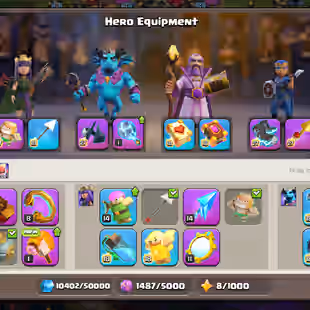 RR💥TH 18 HIGH DEFENCE💥15 EPIC EQUIPMENT 8 EPIC FULL MAX | 3X HERO MAX 88-105-75-80-50 | 125 WALLS MAXED | LONGSHOT MAX - Image 10