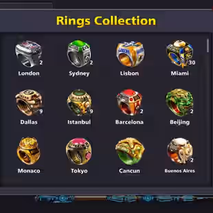 RAREST | 100CCP MAX | ALL CUE MAX | 700M COINS | BLACKDIAMOND TIER | RAREST RINGS | RAREST COLLECTION | INSTANT DELIVERY - Image 6