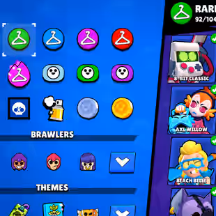 🔥RARE STAR SHELY SKINS BRAWLER ACCOUNT🔥46 HYPER CHARGE 51 MAX-49.9K GOLD-44K TROOHY-HYPER CHARHE SKINS 4- 2018 ACCOUNT - Image 14