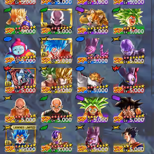 D849-IOS+Android-722 Millions Power+8 UL(SS4 Gogeta+S Gogeta+S Vegito+Rose+Gogeta)+52 Legends+Vip Equipment+Team Fusion - Image 19
