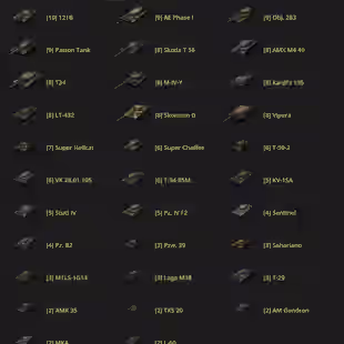 [EU] 32 Premiums | 121B | Skoda T 56 | Progetto 65 | Vz. 55 | 1.7M Credits - Image 1