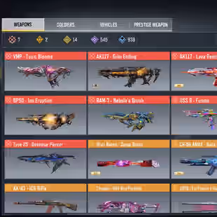 OG-SEASON 1 BATTLE PASS CODM-SEASON ONE GHOST SOLDIER-7X MYTHICAL WEAPONS 14X LEGENDARY-DAMASCUS CAMO UNLOCK-ONE PICS IN - Image 17