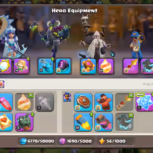 TH 18 ALMOST MAX-XP 240-HERO 91-105-80-55-EPIC RS[MAX] SB 26 FB 26 GG 20 EB 23-NC YES-2017 TO 25 XMAS TRE-DEFENS HIGH - Image 5