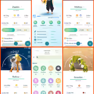 🎯RARE SHINY LEGENDARIES ACCT 👹- ZAPDOS MOLTES ZEKROM GROUDON TRADEABLE   LEVEL 45 | 59 LEGENDARY | 105 SHINY  DYNAMAX  - Image 2