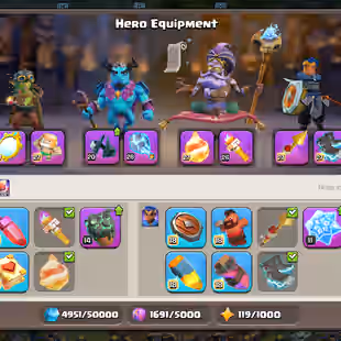 🌟BEST OFFER TH 18 NEARLY MAX🌟872 MEDEL | 5X HERO MAX | 7 EPIC MAX 2 EPIC LVL-26 2 EPIC LVL-20 | XP-263 WARSTAR-3741 - Image 12