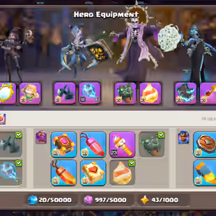 TH18 MAX-BASE/COSMIC SKIN SET!! WAR STAR-5300!!EPIC GG/MAX SB/MAX SnB/MAX MM/MAX AF/MAX DC/MAX FB/MAX RS/MAX EB/MAX - Image 7