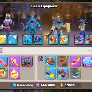 TH 18 ALMOST MAX-XP 236- 5 HERO MAX DK 15-[ 7 EPIC EQUIPMENT MAX-WALLS FUL MAX-DEFENSE MAX-TROPS ALMSOT MAX-NC 500-BEST - Image 4