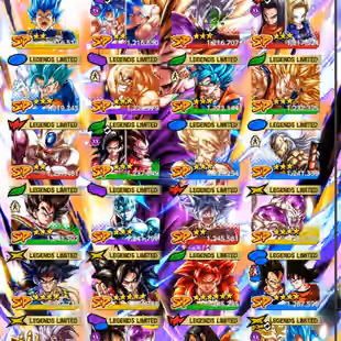 B16-Android-4 UL SS4 Goku+Good Team PVP+33 Legends+13.000 Chrono Crytal+Good Equipment+SS2 Gohan 9 Red Star+Android 13 - Image 5