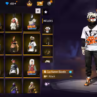 🔥73 LEVEL🔥MID KNIGHT ACE LOOK[]8 EVO GUN: THOMPSON MAX[]100 PLUS BUNDLES[]77 EMOTES[]300 PLUS COLLECTION  - Image 16