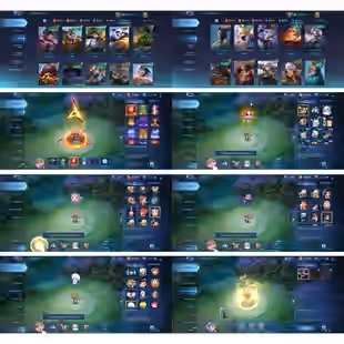 MOONTON | LV 152 | ⭐3X LEGEND - 3X KOF - ASPIRANTS FANNY - SANRIO CLAUDE AND FLORYN⛄ | HERO 131 | SKIN 486 | BP 553K - Image 7