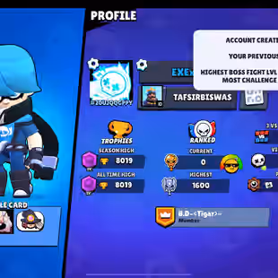 TROPHIES 8019 [] BRAWLERS 31 [] MAX BR 1 [] MAX EDGAR - Image 1