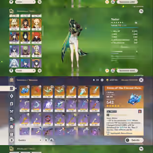 All Platform - NA (USA) - AR58 - 59 Character 19 5'Star - 7 Weapon 5'Star - Lauma - Nefer - Neuvillette - Xilonen - Arle - Image 2