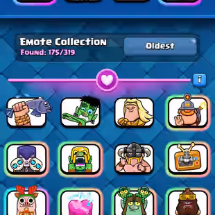 PREMIUM🔥Lv14MAX 115💎ARENA 23 [] 47 ELITES [] 25 EVO [] 9000 TROPHIES [] XP68 [] KT15 [] 15 SKINS [] 175 EMOTES [] INST - Image 9