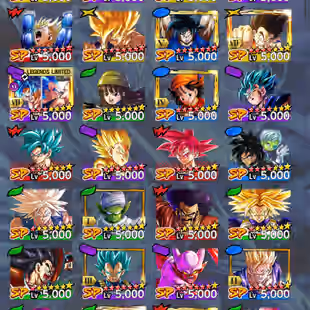 D849-IOS+Android-722 Millions Power+8 UL(SS4 Gogeta+S Gogeta+S Vegito+Rose+Gogeta)+52 Legends+Vip Equipment+Team Fusion - Image 22
