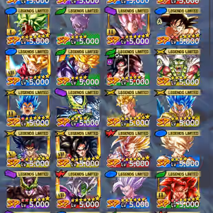 D849-IOS+Android-722 Millions Power+8 UL(SS4 Gogeta+S Gogeta+S Vegito+Rose+Gogeta)+52 Legends+Vip Equipment+Team Fusion - Image 2