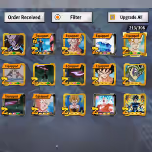 D849-IOS+Android-722 Millions Power+8 UL(SS4 Gogeta+S Gogeta+S Vegito+Rose+Gogeta)+52 Legends+Vip Equipment+Team Fusion - Image 16