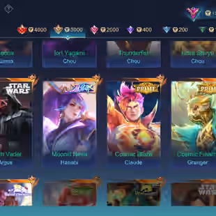 HYPER BASED PREMIUM ACCOUNT ||CHOU FULL SET || 1100 COA|| 720 DIAMOND|| LEGEND-1 | GRAND-11 | EXQUISITE 9|| SKINS 410||  - Image 3