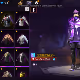 X283|Lvl 80|6 YEARS OLD|187 BUNDLE|COBRA LEGENDARY SET|437 COSTUME(29 MYTHIC)|491 WEAPON(7 EVO+69 MYTHIC)|MP40 Predatory - Image 12