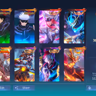 RARE HYPER FIGHTER MAGE MM ACC || 2 LEG 15 GRAND 19 EXQUISITE || EX  56 STAR || MEGA COL 4 || BEST DEAL - Image 1