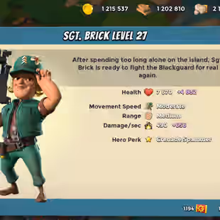 BB843: Lv84 - HQ28 - POWER 5790 | Sculptor Lv11 (13/13) - Troop damage +32,13x8 - Troop health +35,14,14 - GunBoat +42 | - Image 2