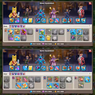 TH-17 NEAR MAX! XP-213! G.GAUNTLET-17! HEROES:-78-85-48-42-28-2! 8X PETS! FAST DELIVERY - Image 4