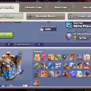 VERY RARE! COSMIC FULL SET!! TH18 MAX-TYPE!! RARE STATUS! HERO 105-105-93-80-55!! SKIN 20X! GOLDEN HUG! LEGEND CUPS 11K - Image 3